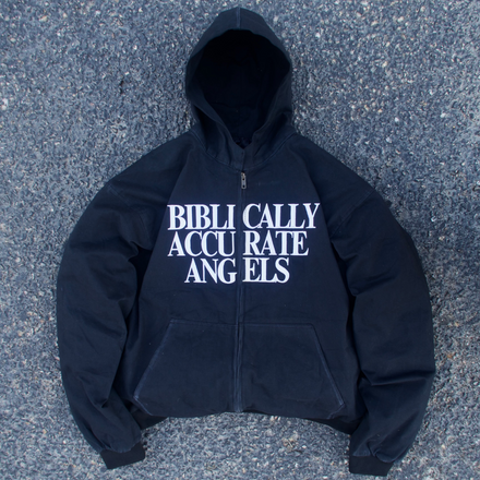 "BIBLICALLY ACCURATE ANGELS" ZIP-UP
