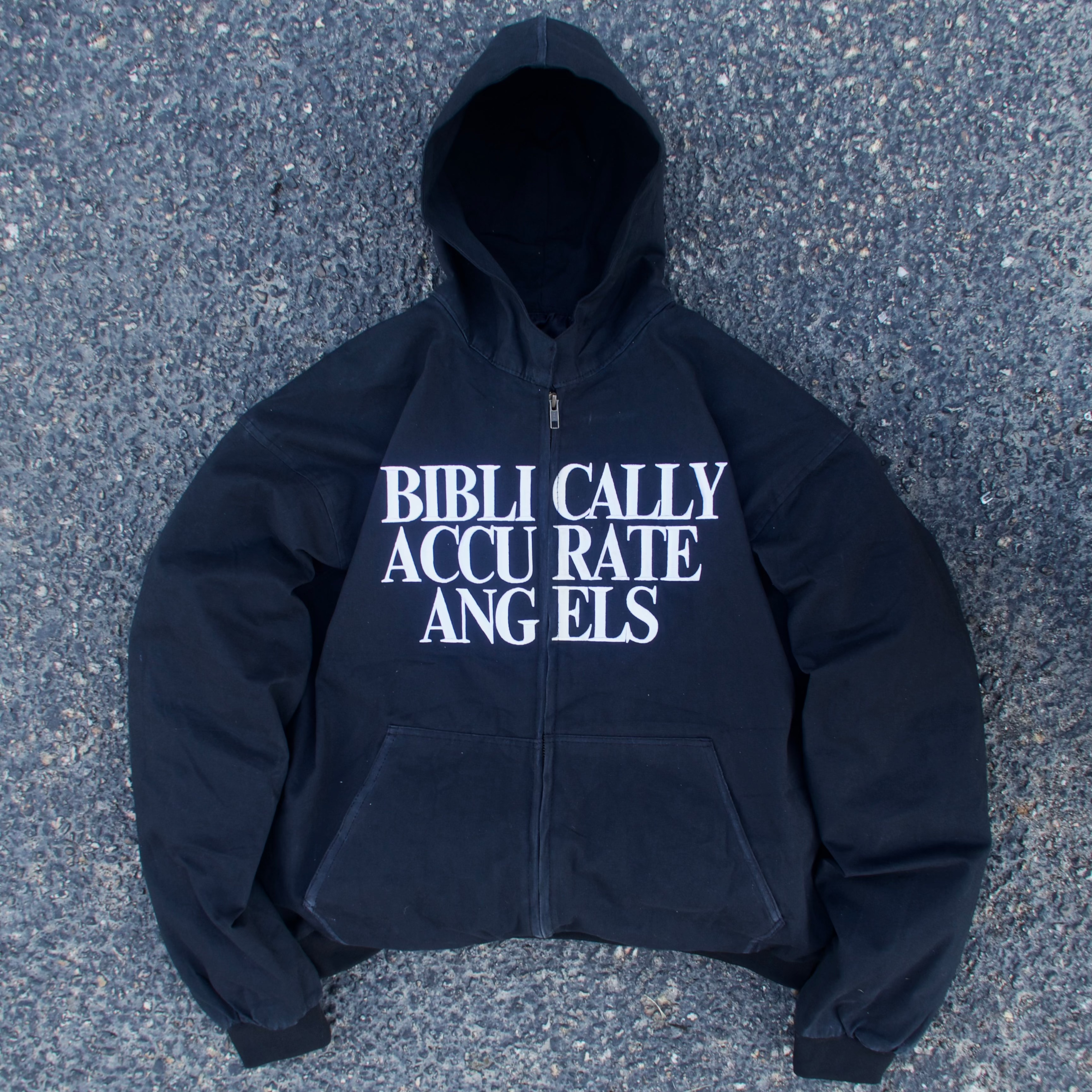 "BIBLICALLY ACCURATE ANGELS" ZIP-UP