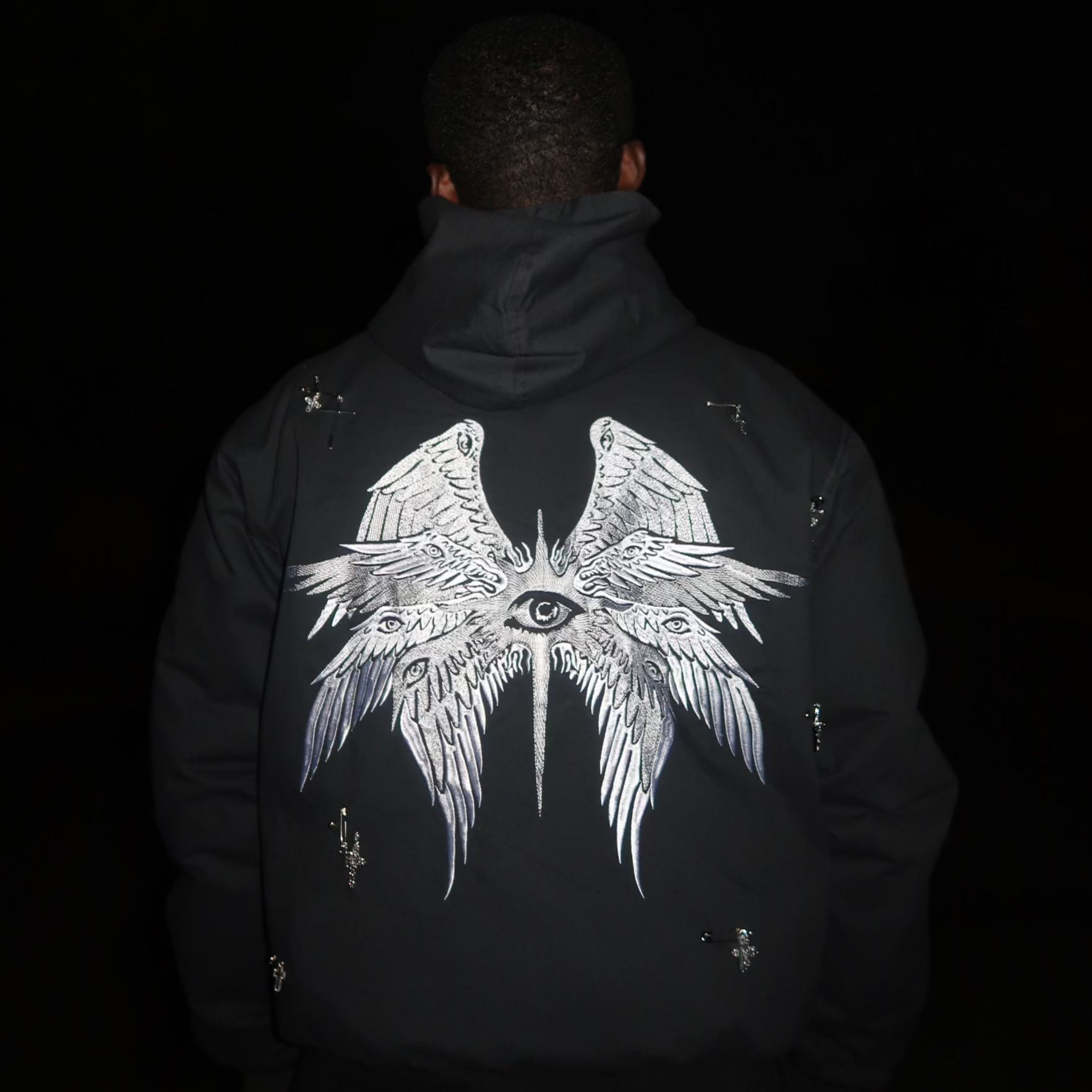 "BIBLICALLY ACCURATE ANGELS" ZIP-UP